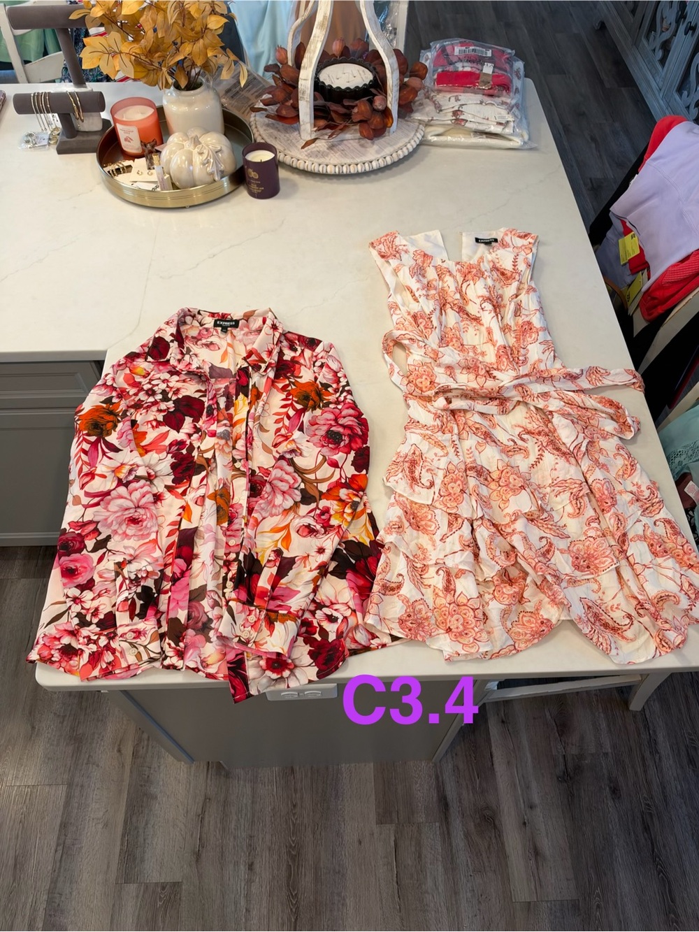 Express 3 blouses and 5 dresses good condition smoke free home ships same day
